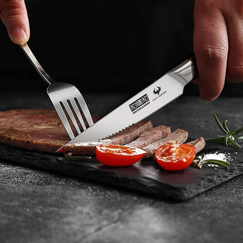 HOSHANHO steak knives suit daily meals and entertaining.