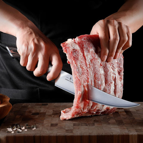 HOSHANHO fish filleting action demonstrates flexible blade in use