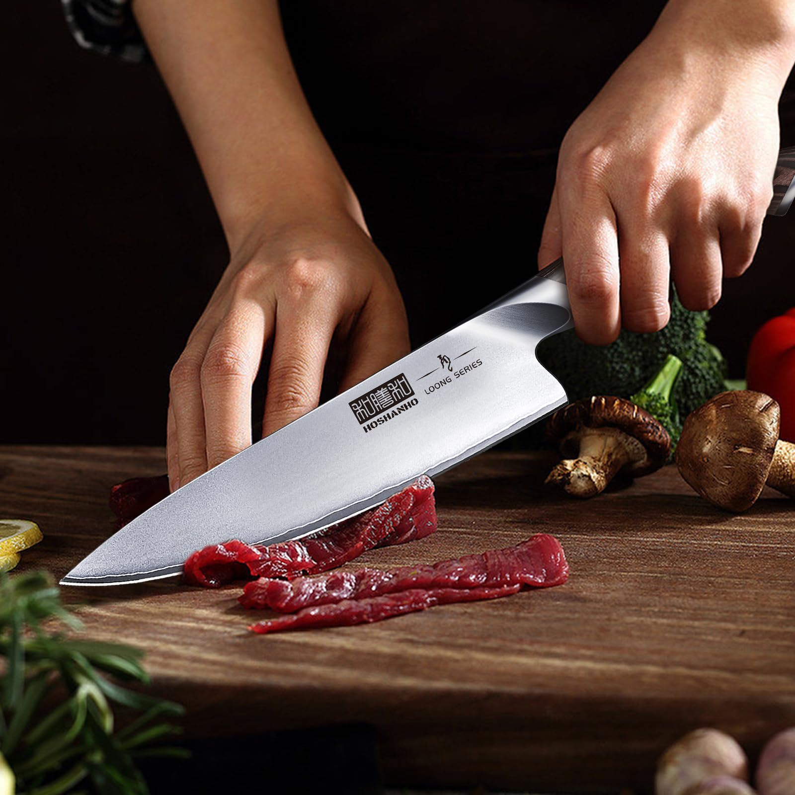 HOSHANHO gift box-ready knife set display for gifting