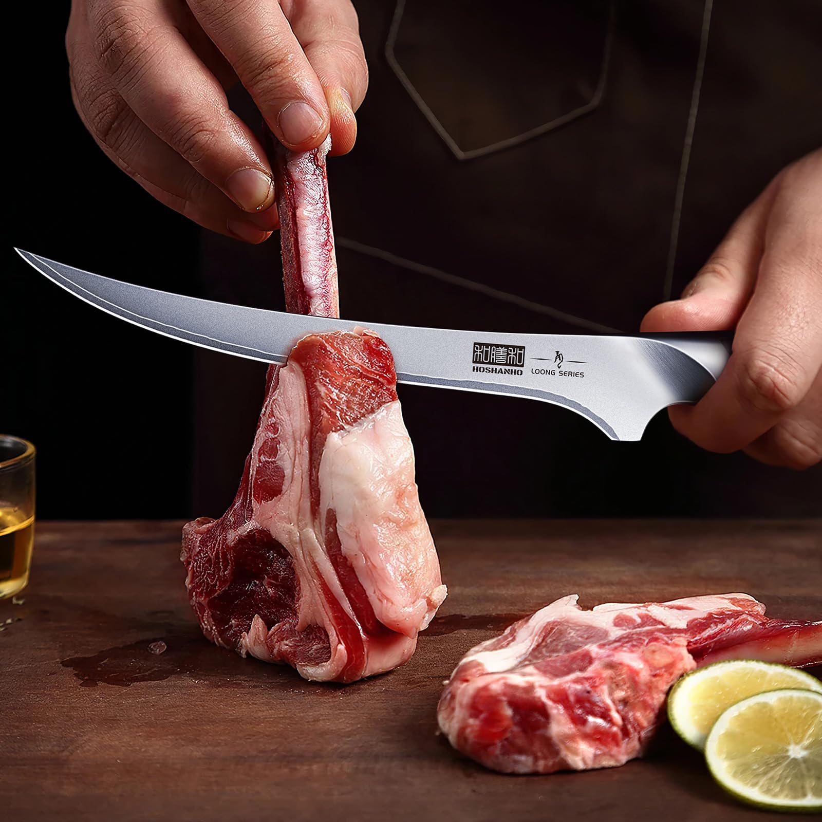 HOSHANHO gift-ready fillet knife with sleek design.
