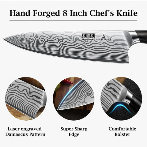 HOSHANHO high carbon powder steel blade for lasting sharpness.