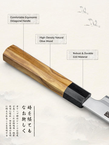 HOSHANHO high-carbon steel core delivers long-lasting sharpness