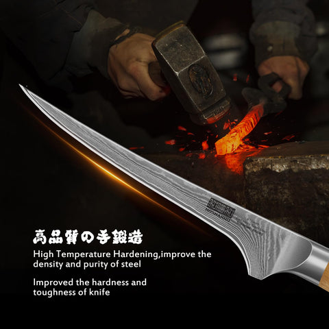 HOSHANHO honbazuke edge offers razor-like precision for sashimi prep