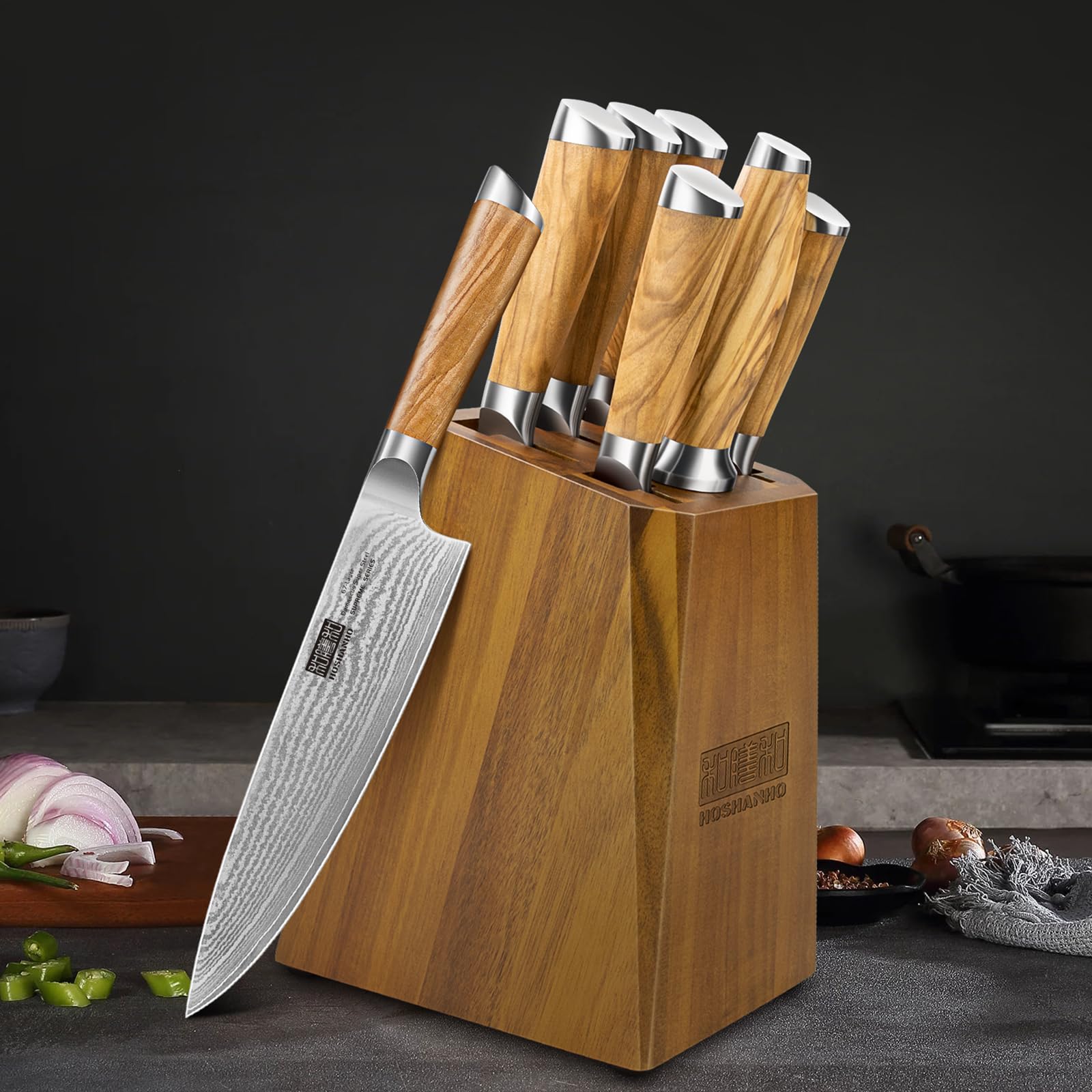 HOSHANHO knife sharpener supports edge upkeep for consistent performance
