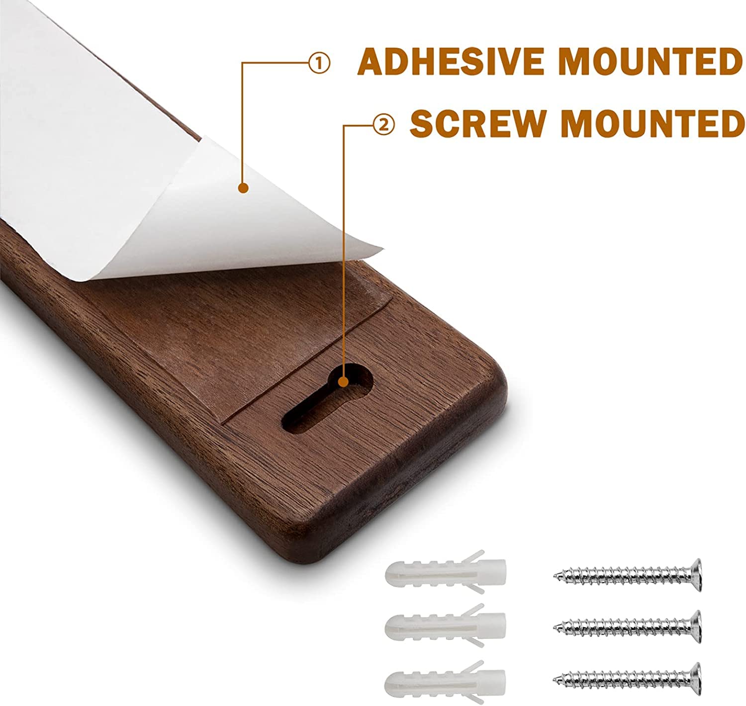 HOSHANHO 10 inch knife strip demonstrates compact wall storage.
