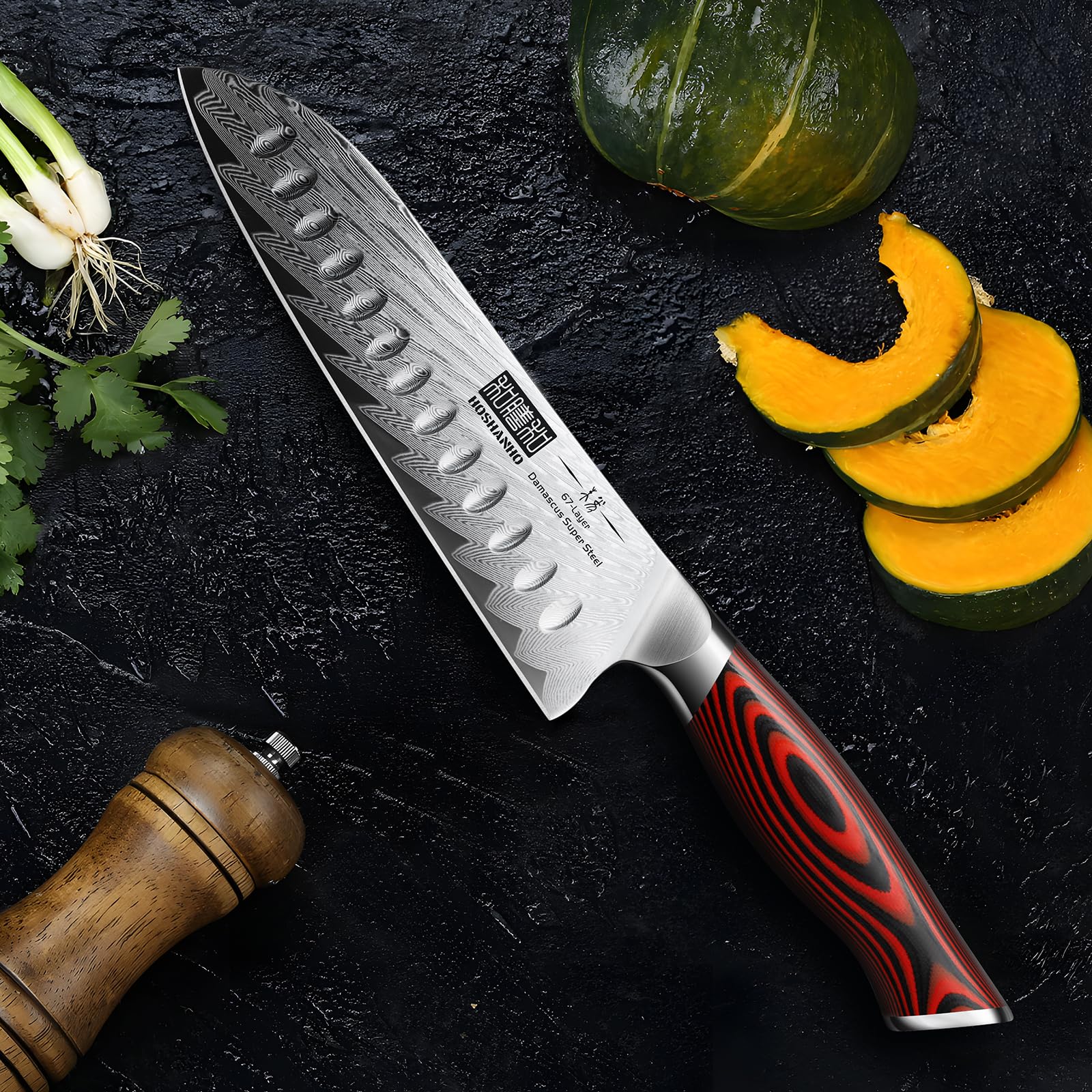 HOSHANHO lightweight kitchen knife reduces prep fatigue.