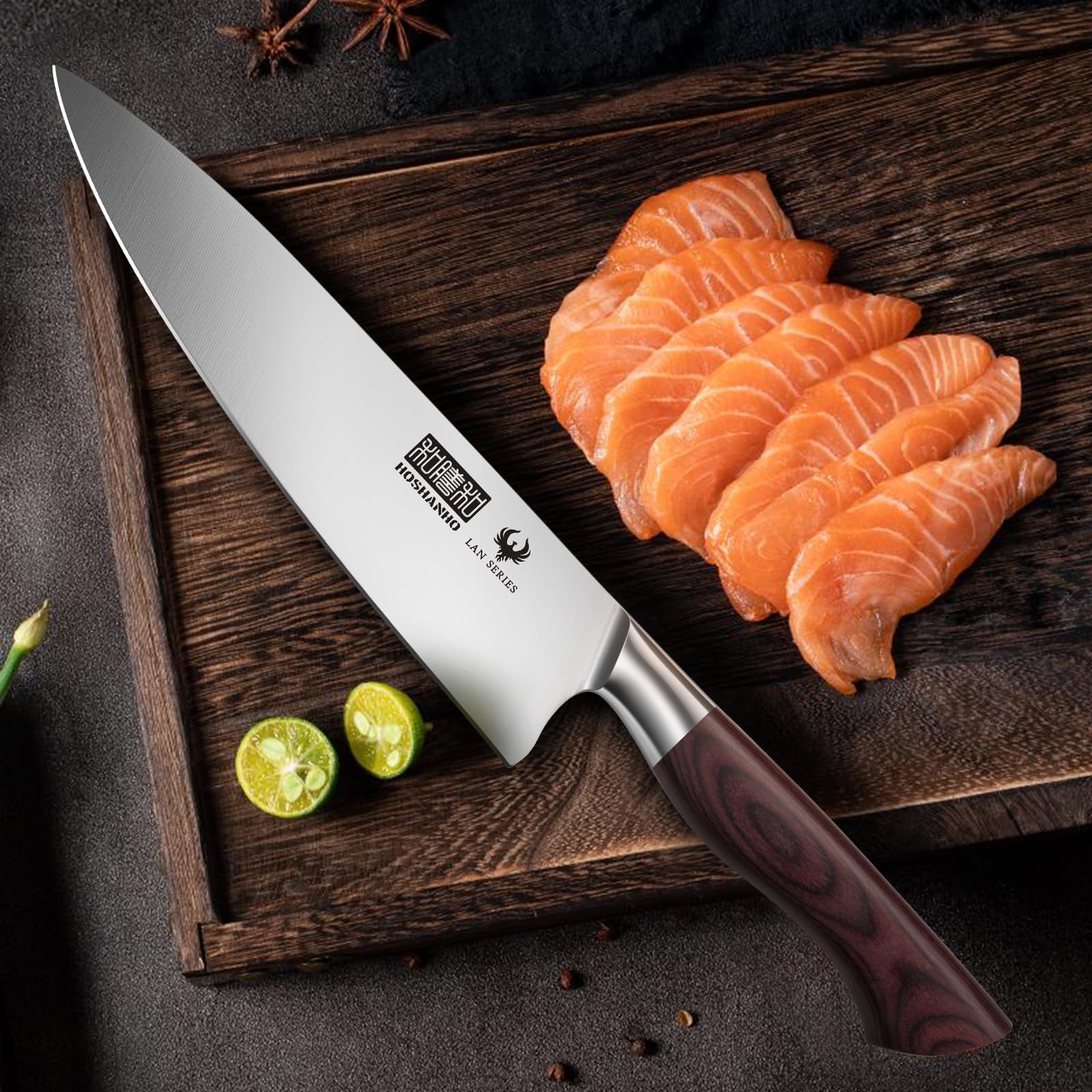 HOSHANHO multipurpose knife handles vegetables, fruits, and meats
