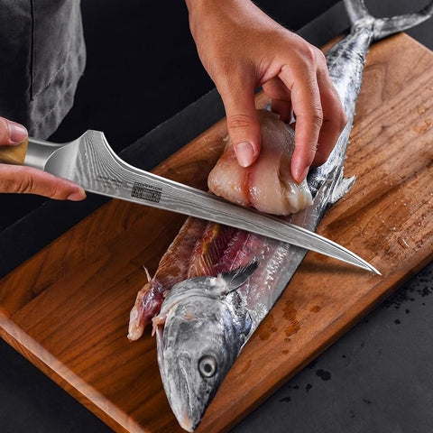 HOSHANHO olive wood handle resilience against heat and cold in tough kitchens