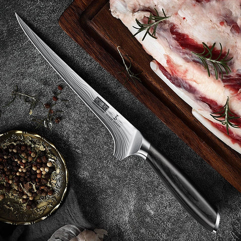 HOSHANHO 7-inch blade enables accurate filleting and minimal waste.