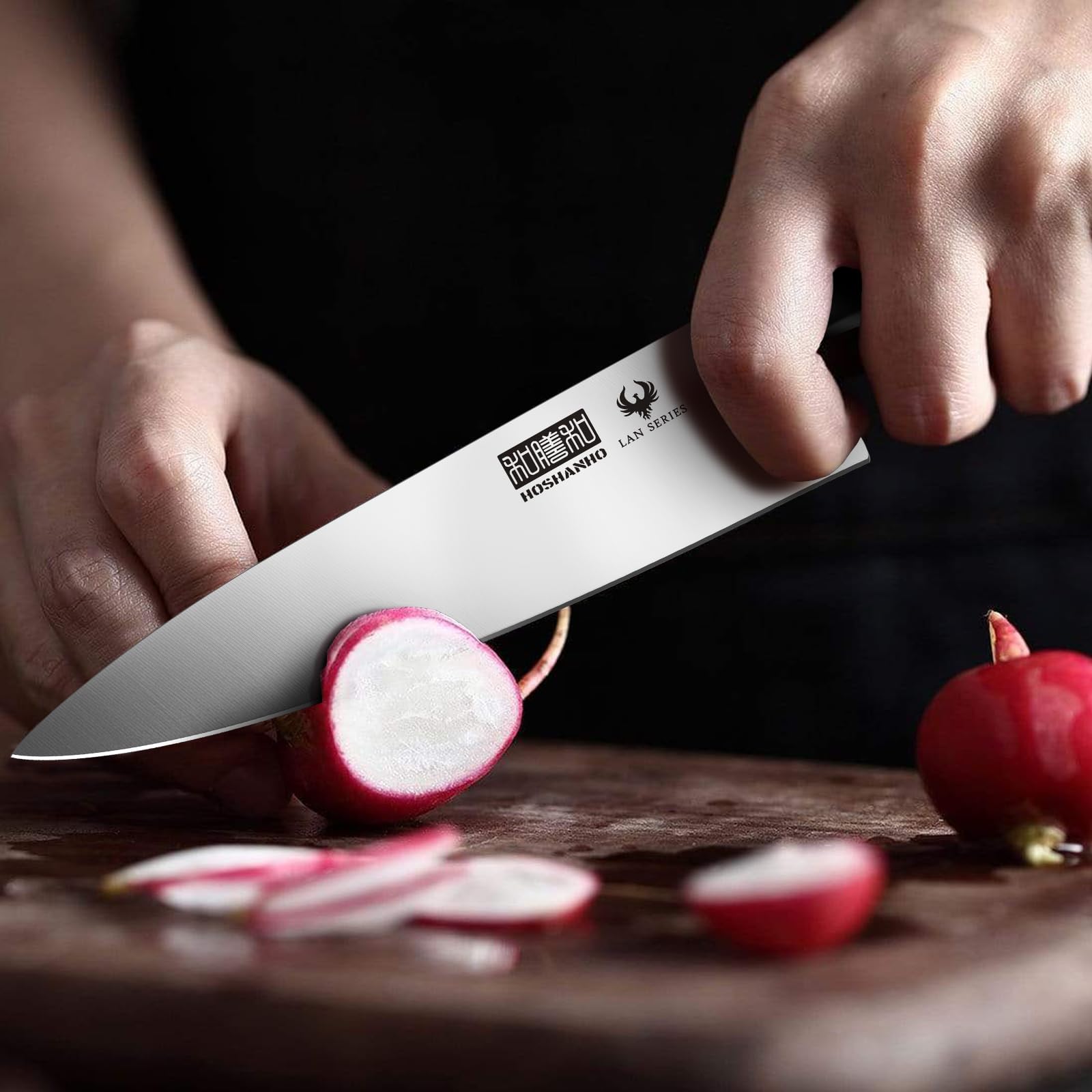 HOSHANHO rust-resistant blade resists staining for daily use