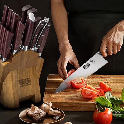HOSHANHO sharpener and scissors storage keeps tools ready for care