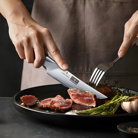 HOSHANHO frosted surface finish adds aesthetic appeal next to the wood handle.