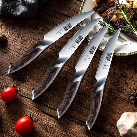 HOSHANHO multipurpose knife ideal for steaks, chops, turkey, and more.