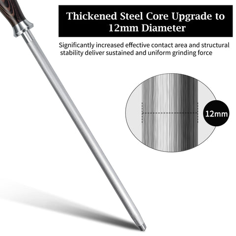 HOSHANHO honing rod vertical sharpening surface for consistent angles