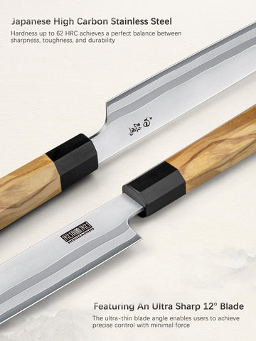 HOSHANHO yanagiba razor-edge knife enables ultra-smooth fish filleting