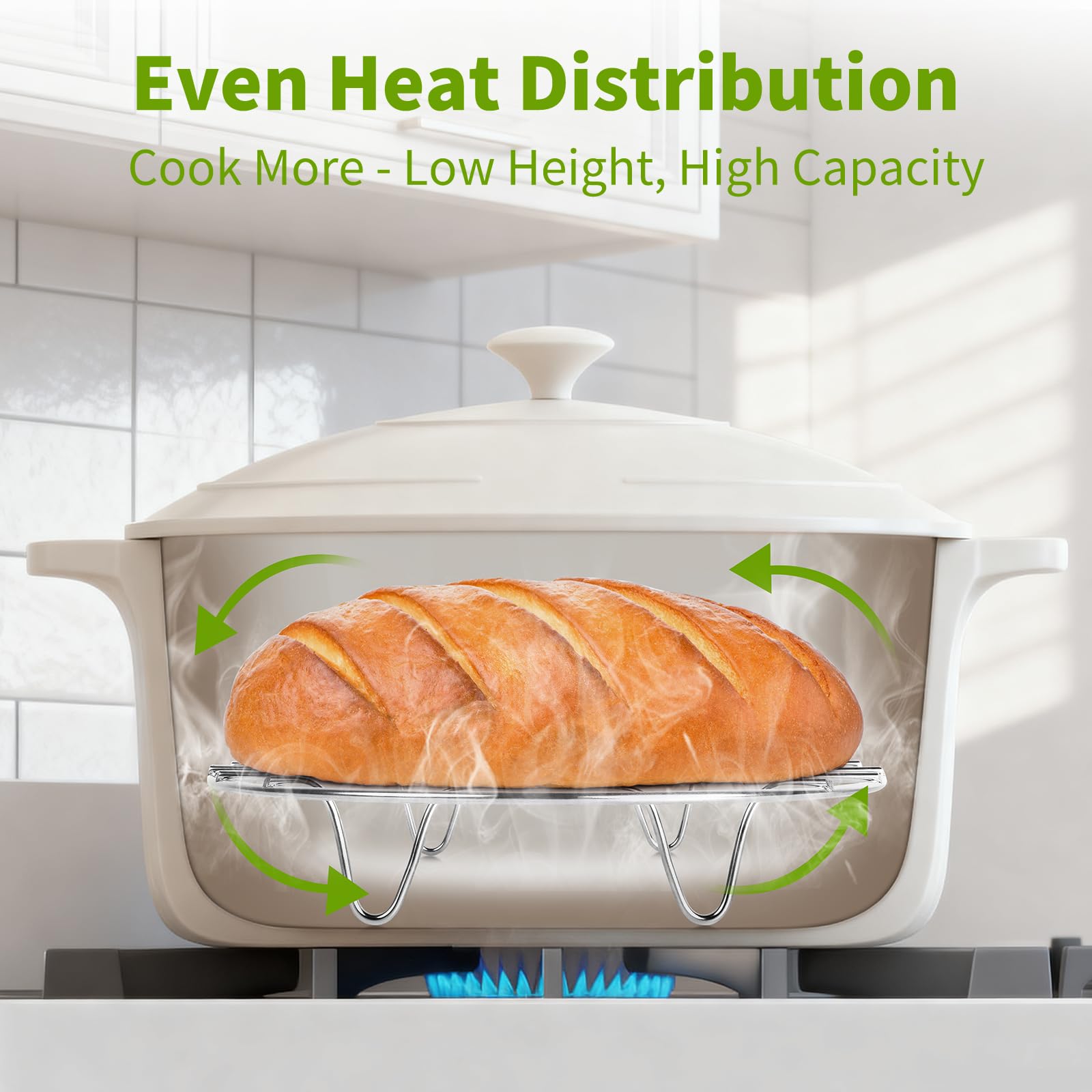 Hosimay egg-steaming setup demonstrates practical kitchen flexibility