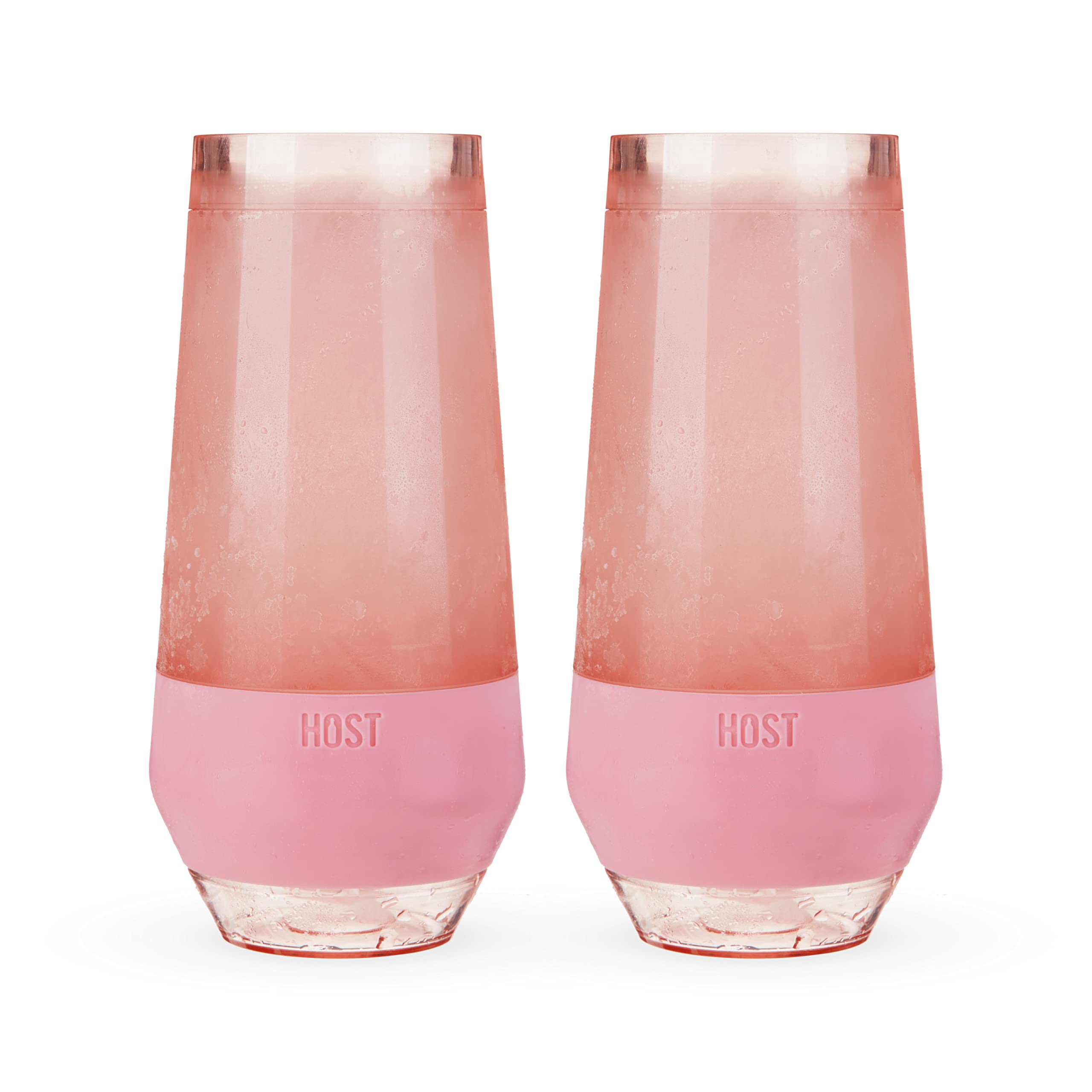 HOST Champagne Freeze double-walled glasses in a 2-pack, designed for cooler bubbly