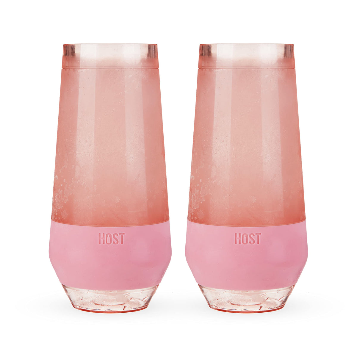 HOST Champagne Freeze double-walled glasses in a 2-pack, designed for cooler bubbly