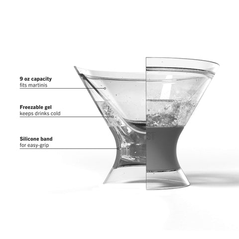 Host Freeze ready for classic cocktails, emphasizing versatility and chill.