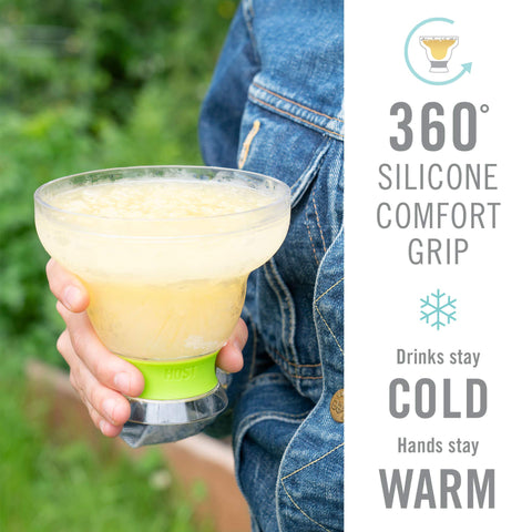 Host Freeze cooling gel activated after freezing keeps drinks refreshingly cool.