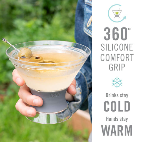 Host Freeze double-wall insulation highlights built-in cooling system for beverages.