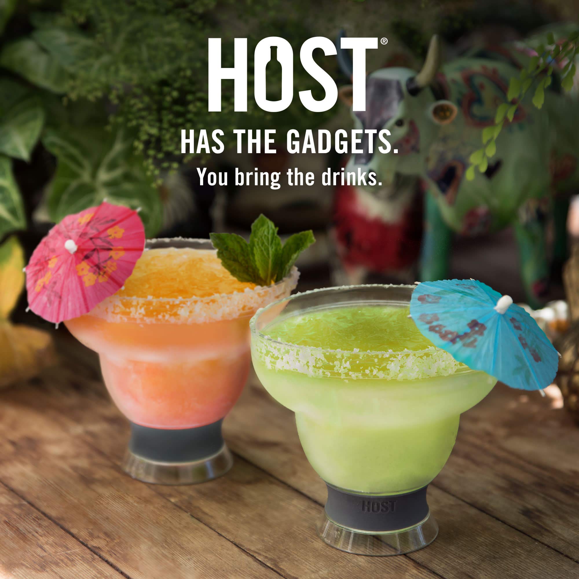 Host Freeze cups frozen upside down activate cooling gel.