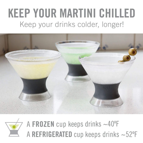 Host Freeze gel core visible inside insulated walls for long-lasting cold cocktails.