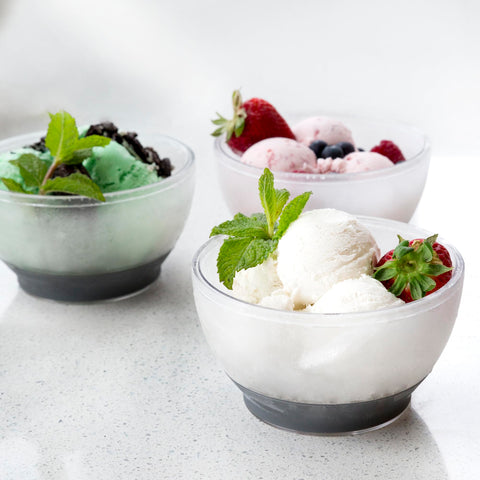 Host Freezer-ready bowl four hours chill for ideal temperature.