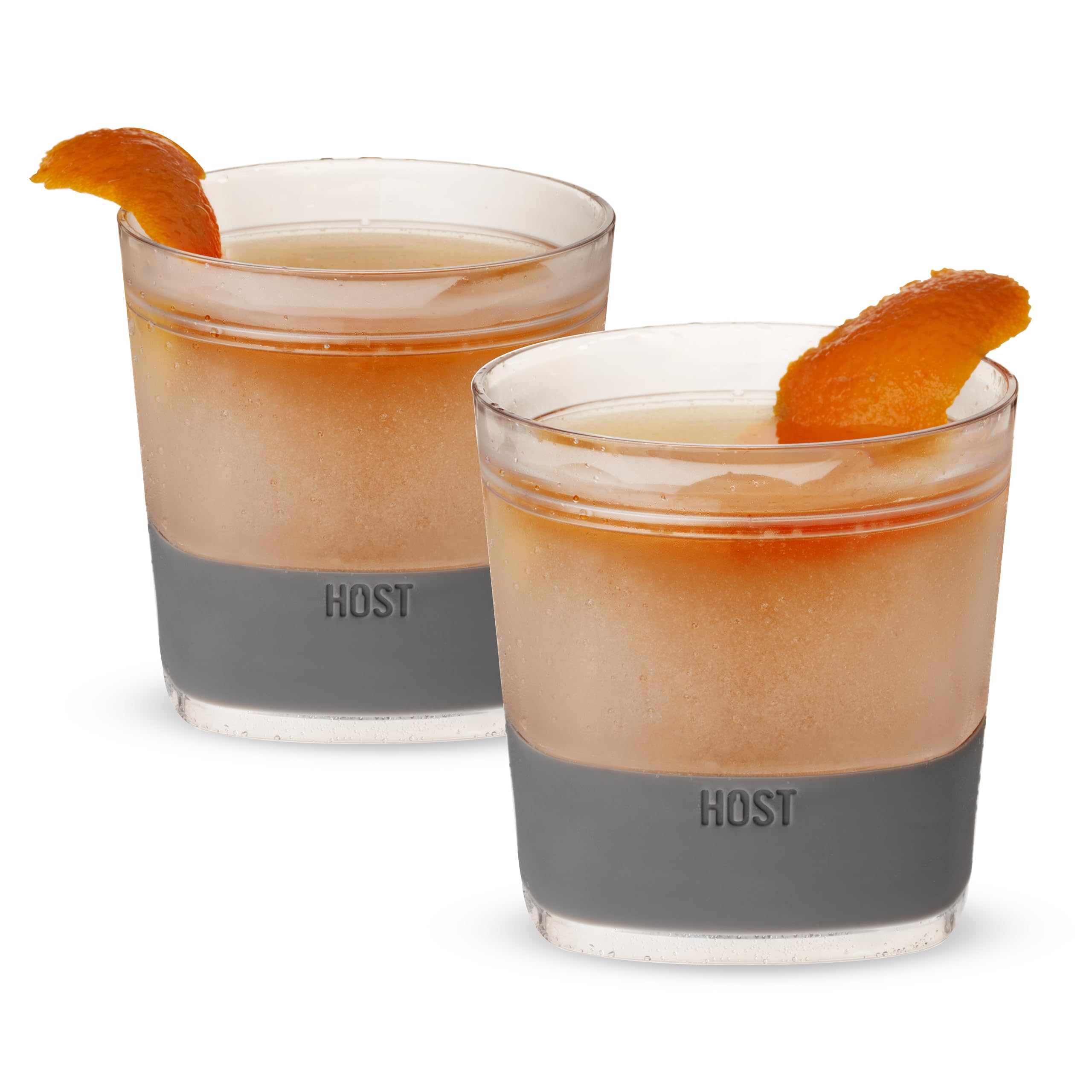 Host Whiskey Freeze glass with gel-core cooling for undiluted drinks.