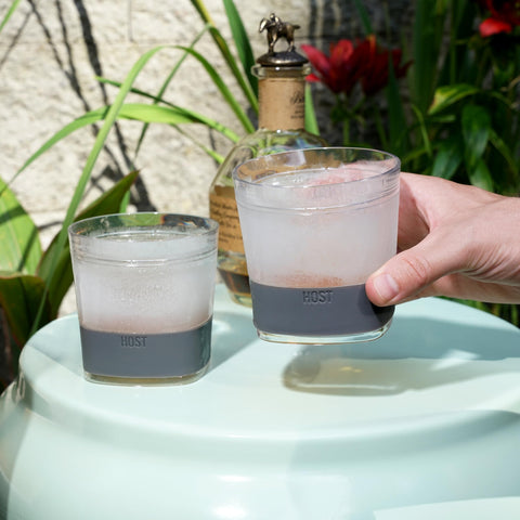Host Whiskey Freeze glass holds nine ounces for classic serves.