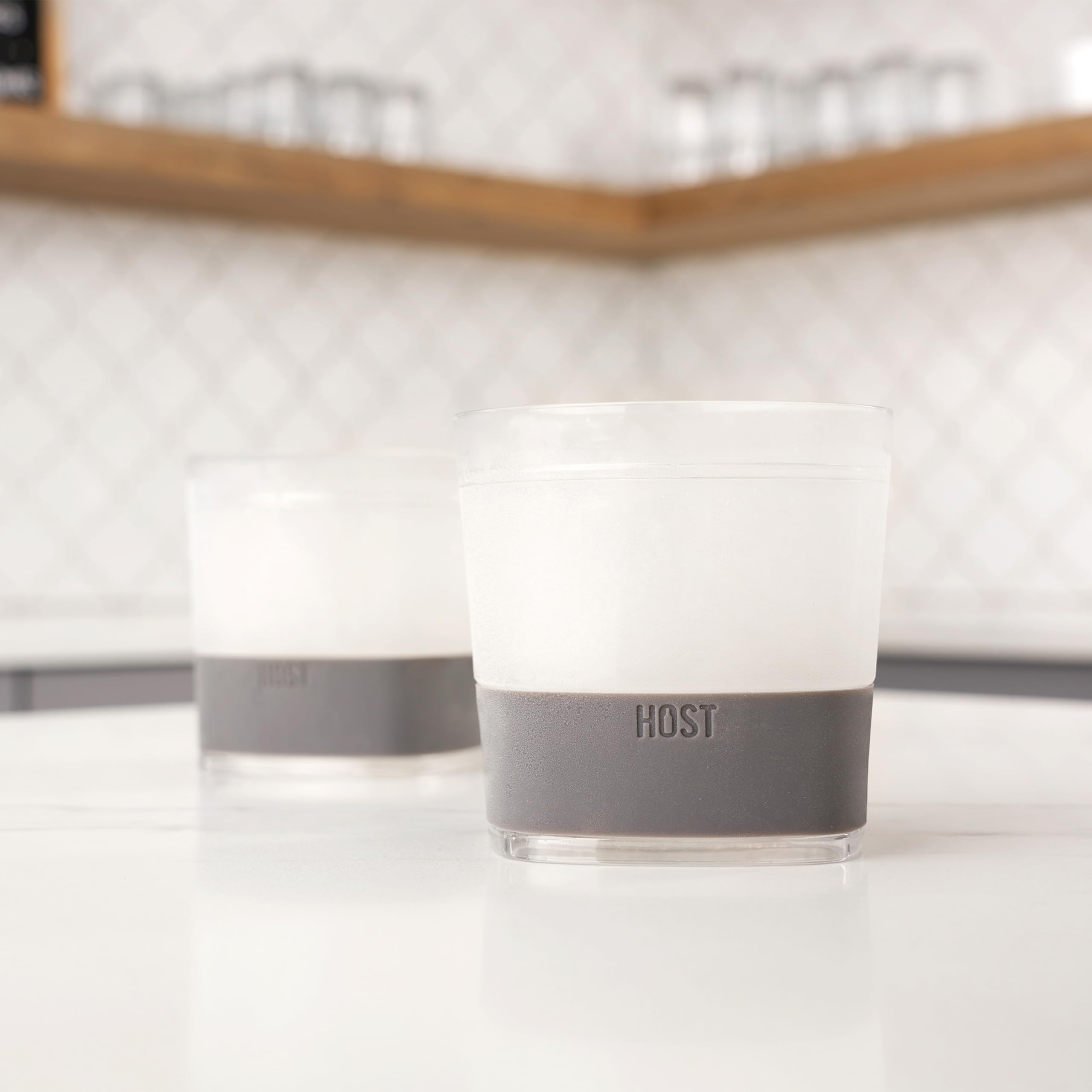 Host Whiskey Freeze glass set of two for sharing at gatherings.