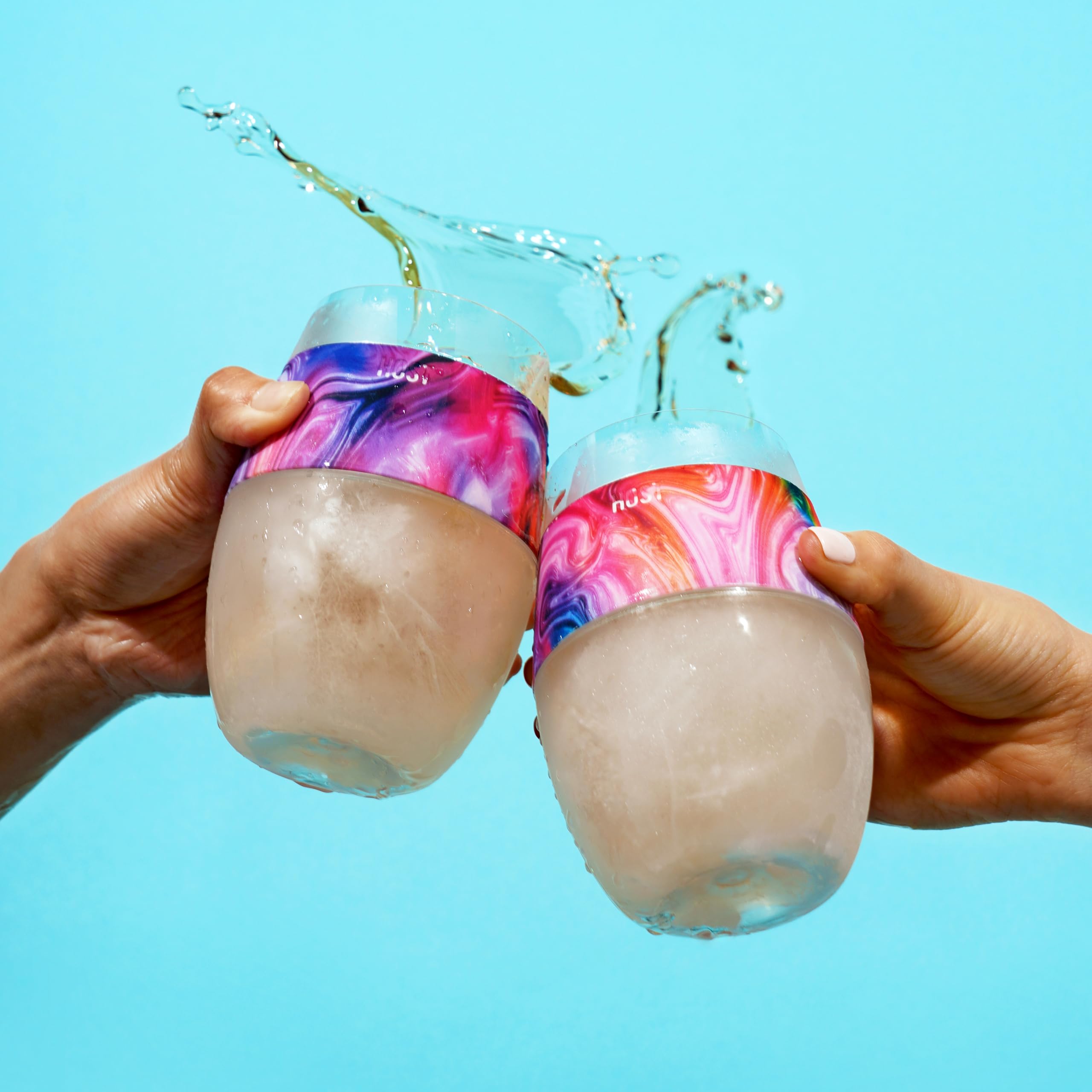 Host Wine Freeze portable cup ready for outdoor use.