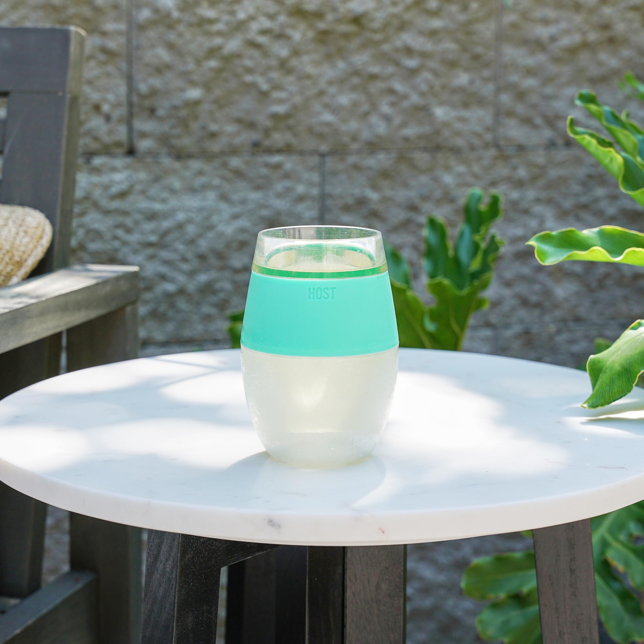 Host Wine Freeze Cup Set Mint keeps red wine at comfortable temperature