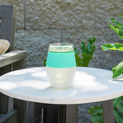 Host Wine Freeze Cup Set Mint keeps red wine at comfortable temperature