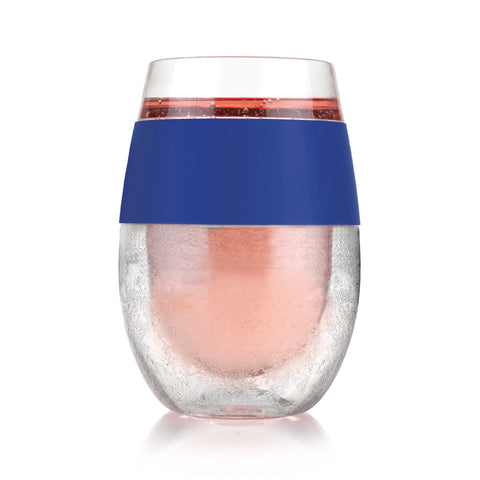 Host Wine Freeze cups in freezer ready position for quick cooling