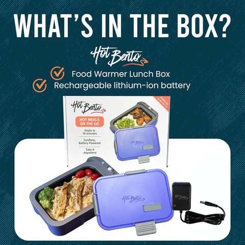 Hot Bento charger included for quick recharges between uses.