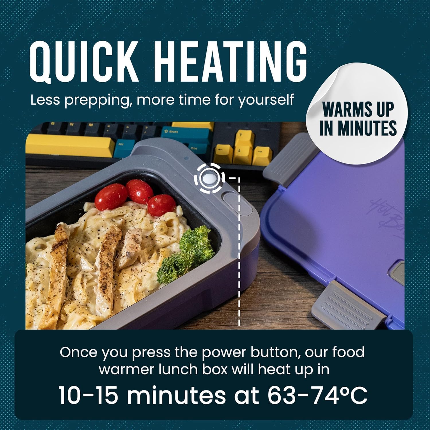 Hot Bento portable meal prep in a bag for on-the-go lunches.