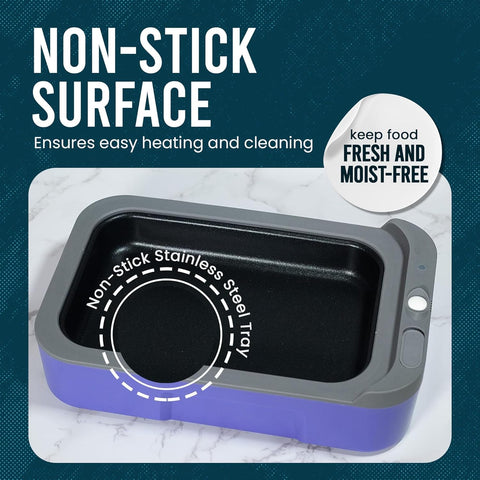 Hot Bento pressure relief valve demonstrates safe steam management during heating.
