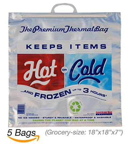 Hot Cold Bag PINSUKO folded flat for easy storage and transport.