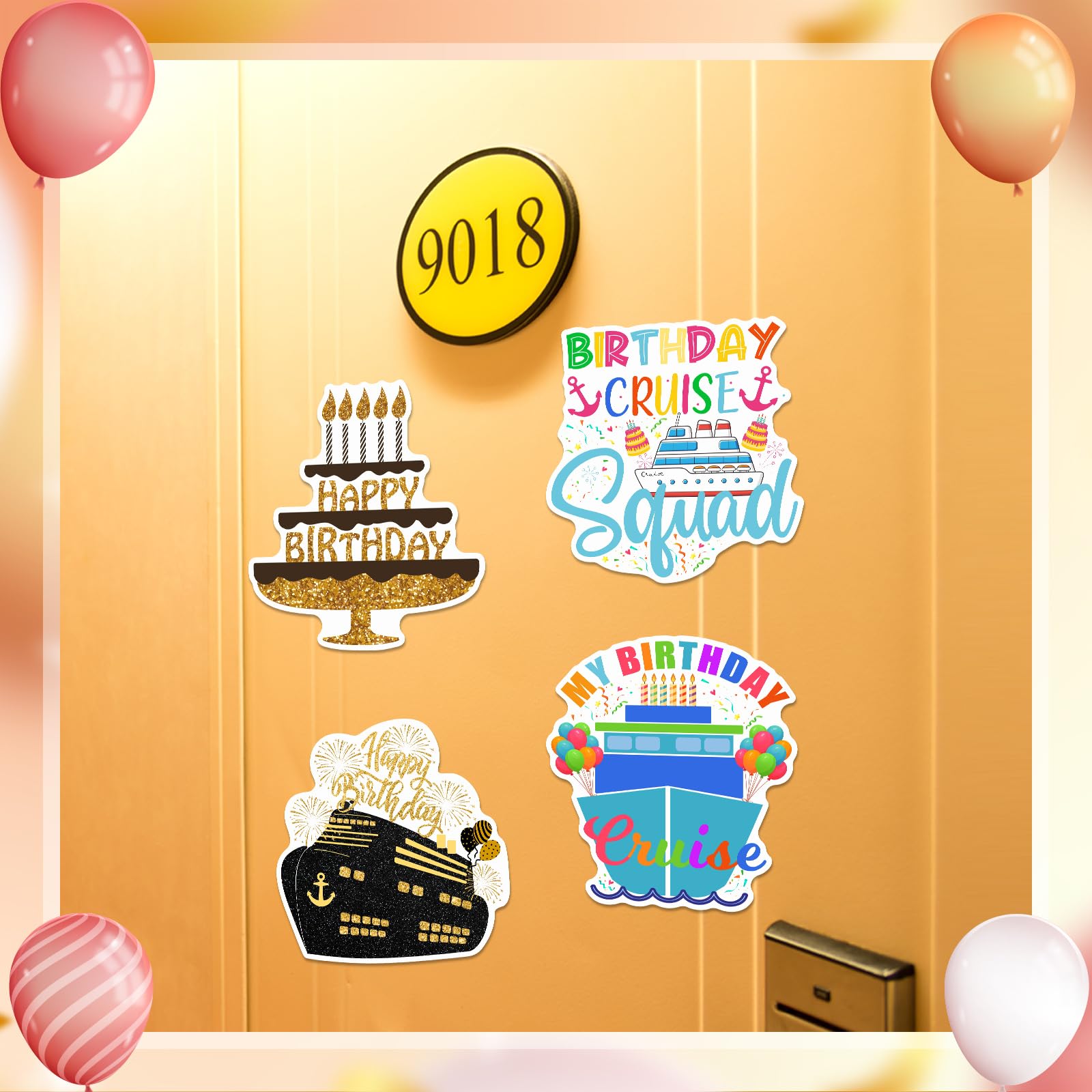 Hoteam candle magnet adds celebratory detail to door decor