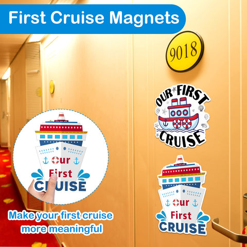Hoteam four-piece cruise magnets set easy to flatten back into shape