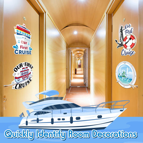 Hoteam waterproof cruise magnets brighten door decor without fading