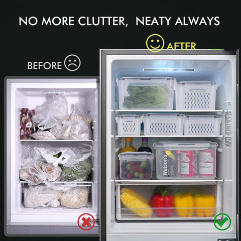 HOTEC BPA-free transparent plastic for quick content checks.