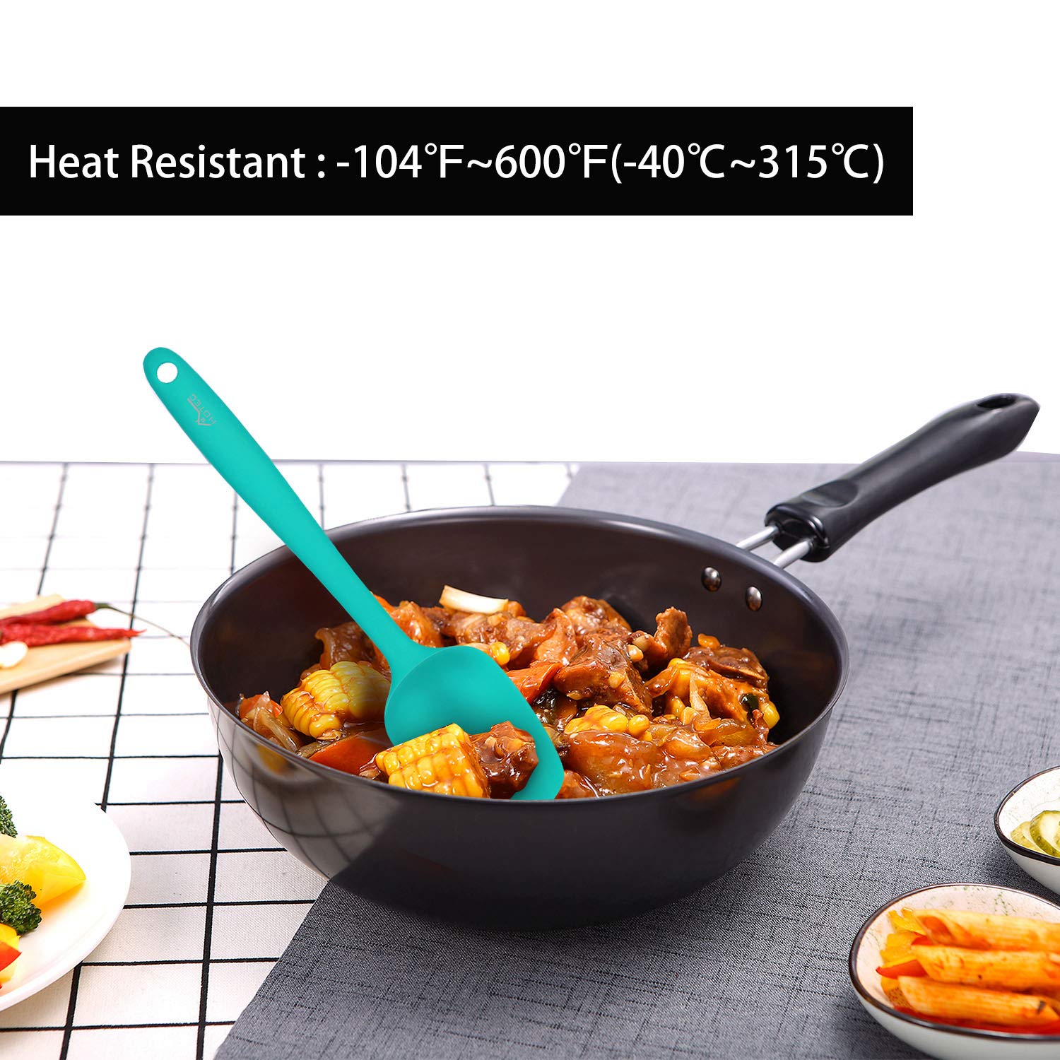 HOTEC dishwasher-safe spatulas simplify cleanup after cooking
