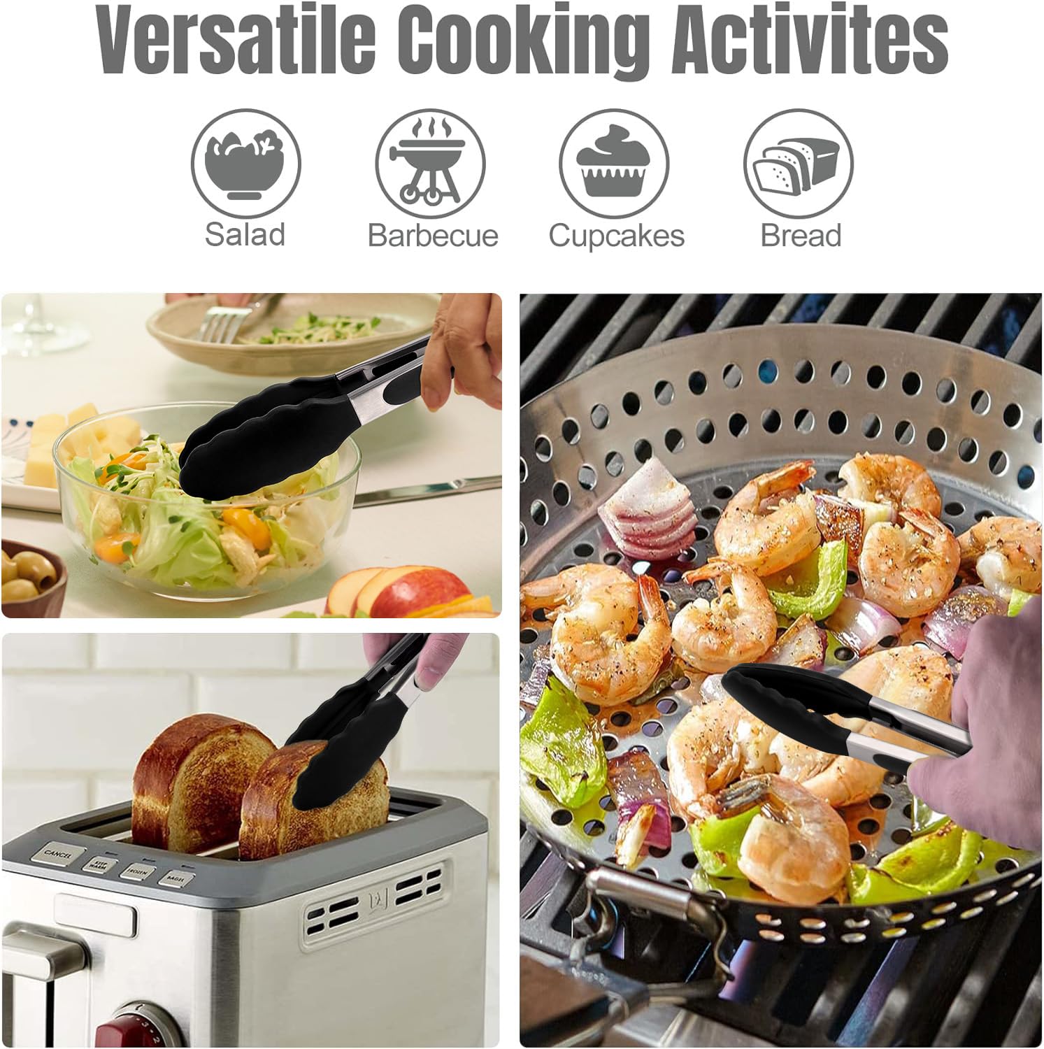 Hotec ergonomic handle design for comfortable grip during cooking.