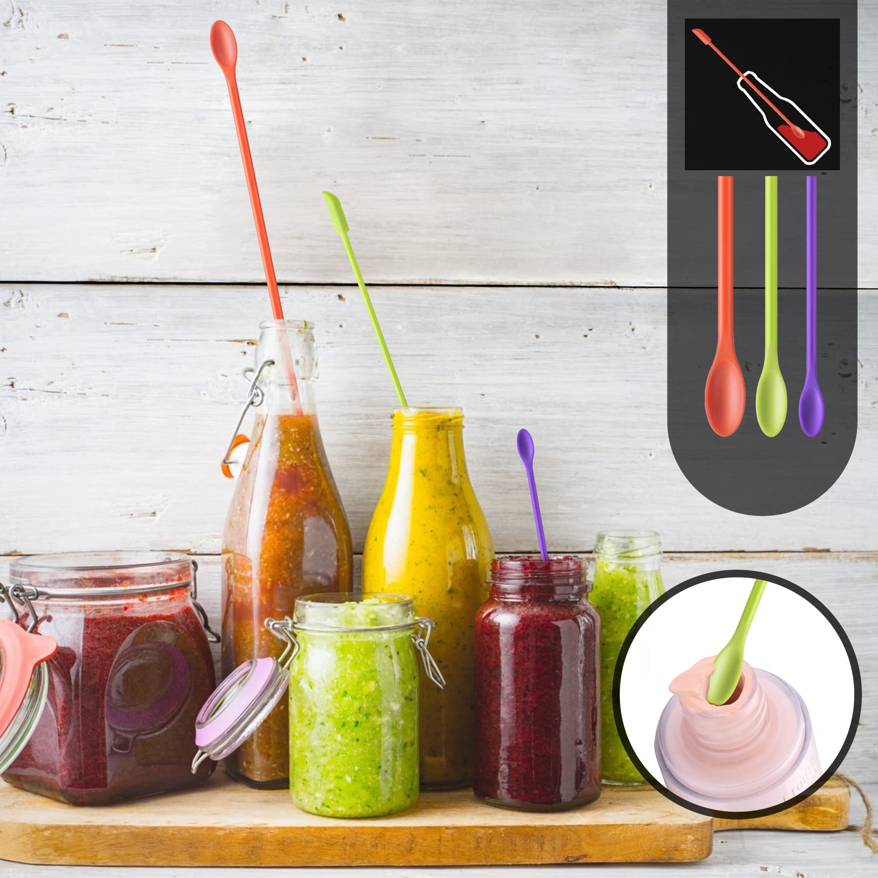 HOTEC heat-resistant spatula withstands high-heat cooking without warping.