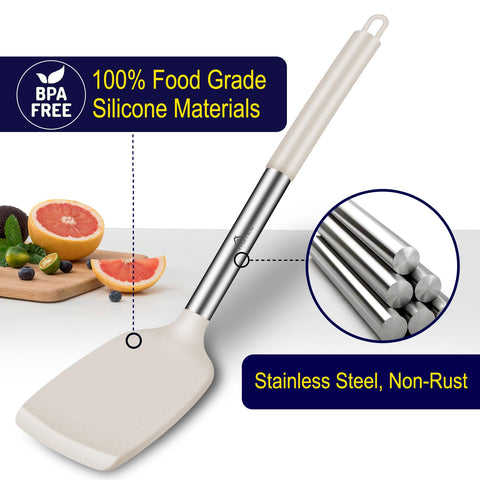 HOTEC silicone spatula heat-resistance-600f for high-heat cooking.