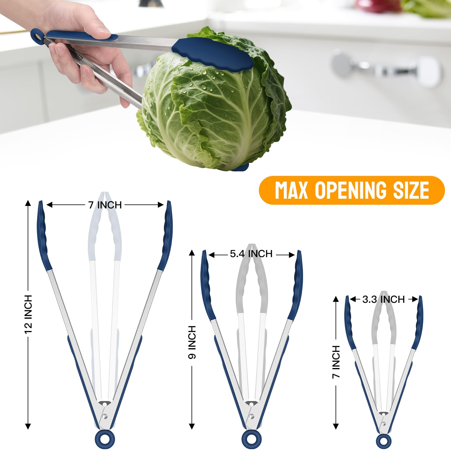 HOTEC hanging loop aids space-saving storage after cooking.