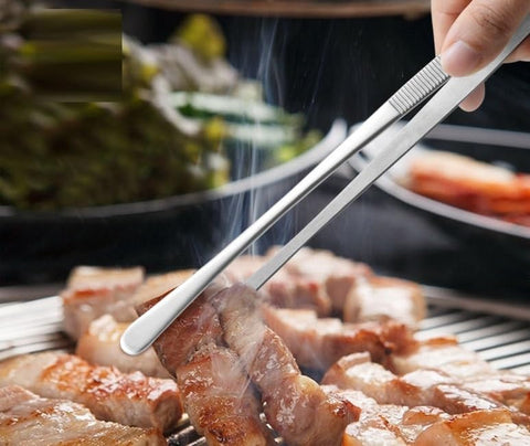 HOTEC kitchen tweezers designed for precise flipping and grabbing small items.