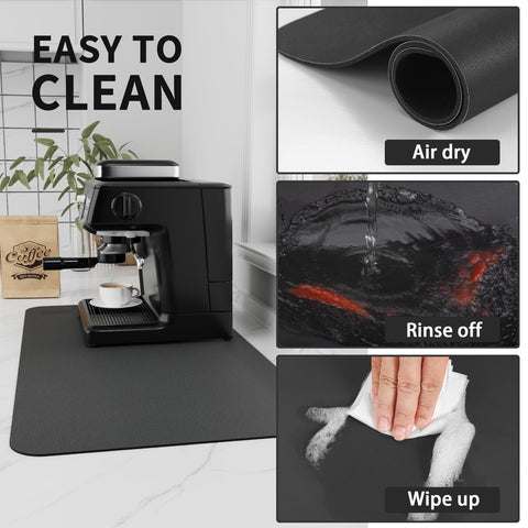 HotLive bar mat is versatile for drying dishes and appliance bottoms.